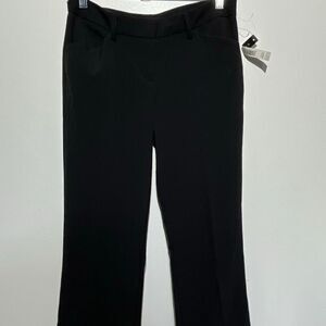 Courtenay Women's Black Relaxed Fit High Waist Wide Leg Dress Pants Size 1 NWT